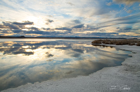 Freezeout Lake Sunset