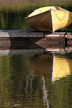 Yellow Boat #2, Lake McDonald, Glacier National Park