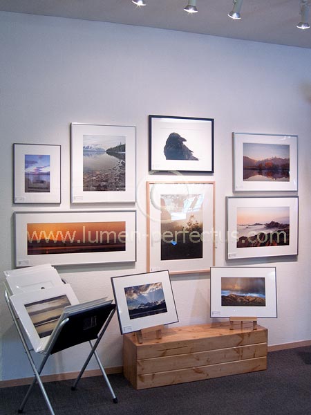 A portion of the Jay Cross photo exhibit at the Red Poppy art gallery