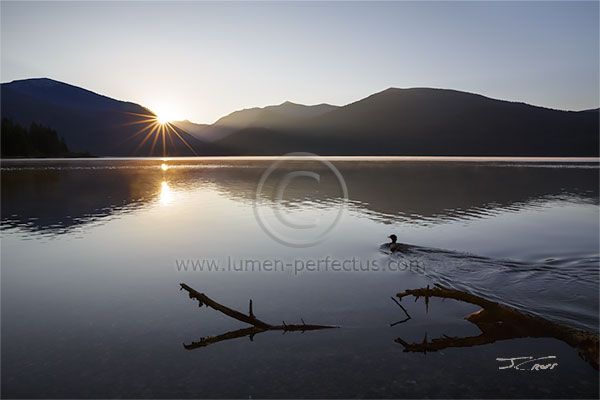 Sunrise at Priest Lake, Idaho (U.S.) Panhandle National Forest