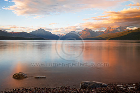 Lake McDonald Sunset, Glacier National Park, Montana, U.S.