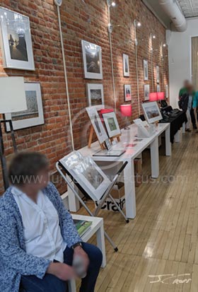 The long view of my fifth First Friday exhibit, September, 2019