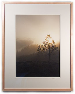 Foggy Sunrise in Yellowstone, 2003, 32 x 25 inches
