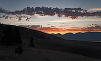 Sunrise #1, Mission Mountains and Flathead Lake, Montana, U.S.