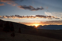 Sunrise #2, Mission Mountains and Flathead Lake, Montana, U.S.