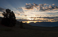 Sunrise #4, Mission Mountains and Flathead Lake, Montana, U.S.