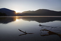 Sunset at Priest Lake, Idaho (U.S.) Panhandle National Forest