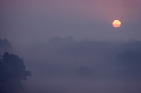 Sunrise in northeast Ohio's Cuyahoga Valley.