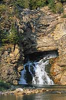 Running Eagle Falls, Autumn, Glacier N.P., Montana, U.S.