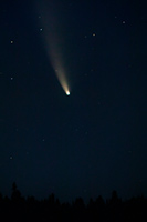 Comet Neowise on the morning of 16 July, 2020, Montana, U.S.