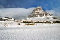 First snow, Clements Mountain, Glacier N.P., Montana, U.S.