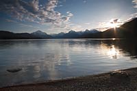Sunrise, Lake McDonald, Glacier National Park, Montana, U.S.