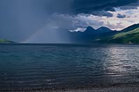 Lake McDonald rainbow, Glacier NP, Montana, U.S.