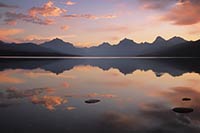 Sunrise, Lake McDonald, Glacier National Park, Montana, U.S.