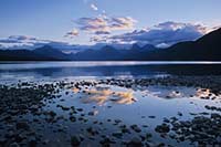 Reflection, Lake McDonald, Glacier National Park, Montana, U.S.