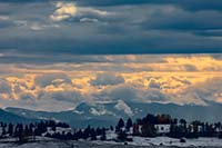 Storm coming, Mission Mountains, Montana, U.S.