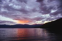 Priest Lake (Idaho) sunset